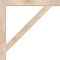 Ekena Millwork Traditional Block Smooth Bracket, Douglas Fir, 3 1/2"W x 38"D x 38"H BKT04X38X38TRA05SDF - alternate 3